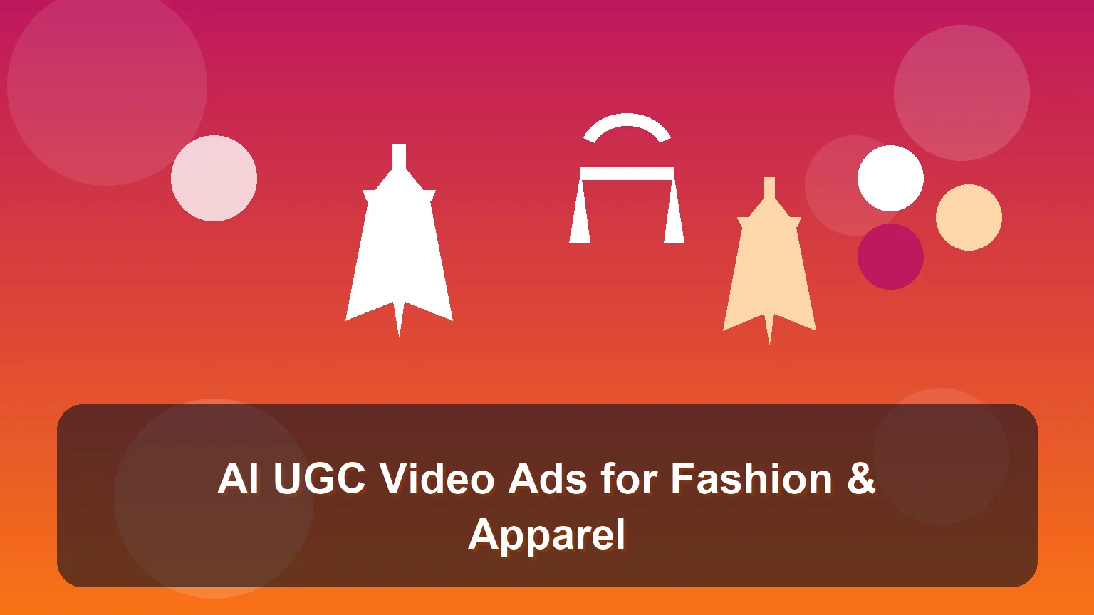 AI generated fashion model showcasing apparel in a studio setting for UGC video ads