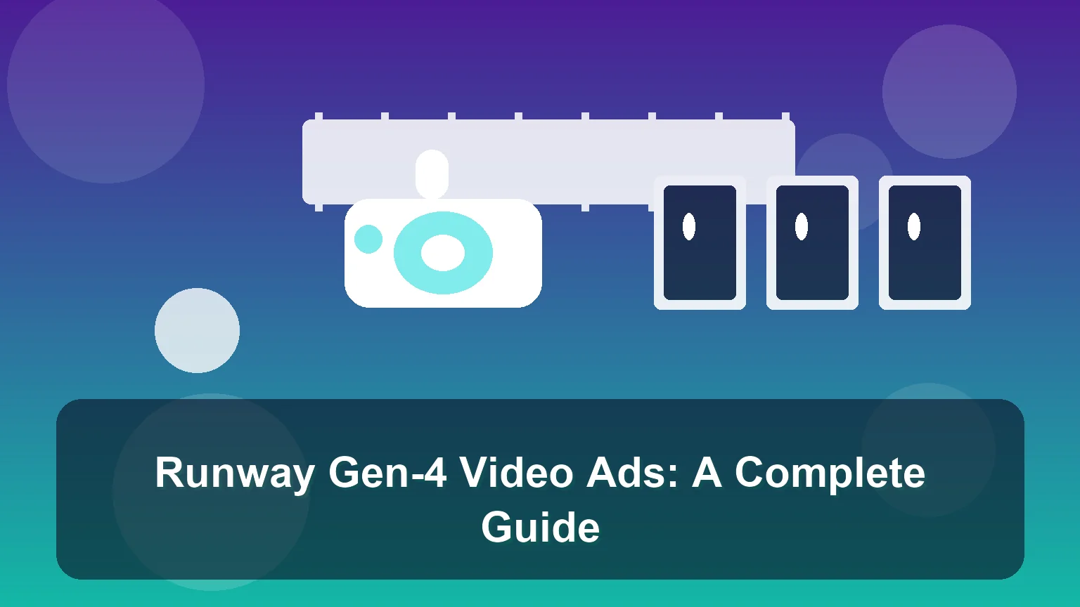Runway Gen-4 video ads workflow showing product shots with consistent world lighting and camera angles