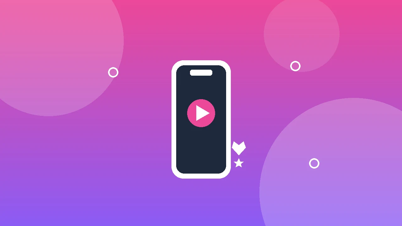 A vertical AI TikTok video ad being created with an AI actor presenter